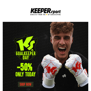 Fear of missing out strong yet? 50% off every KEEPERsport item💥