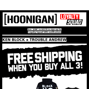 FREE SHIPPING WHEN YOU BUY ALL 3