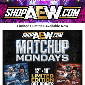 New Matchup Monday Print & Micro Brawler - On Sale Now!