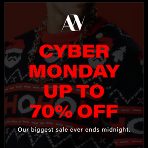 Cyber Monday - Unlock up to 70% OFF
