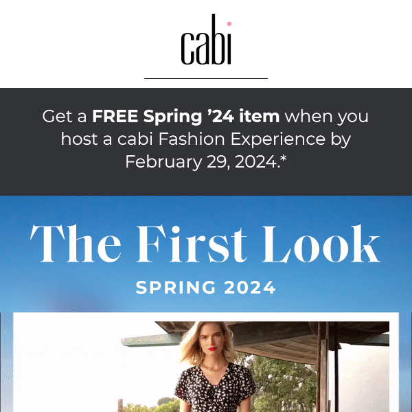 Your first look at spring (+ a special VIPerk!) - cabi Clothing