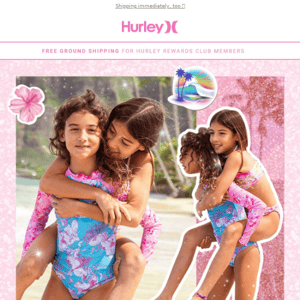 NOW IN STOCK: Girls’ LoveShackFancy x Hurley styles 🎀