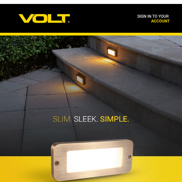 NEW! VOLT®’s Mini Thin Step Lights