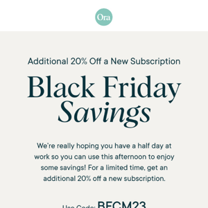 Black Friday Savings Continue! 💰🛍️