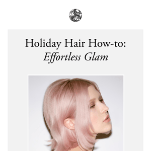 Holiday Hair How-To: Effortless Glam