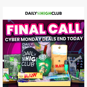 LAST DAY: cyber monday deals end tonight