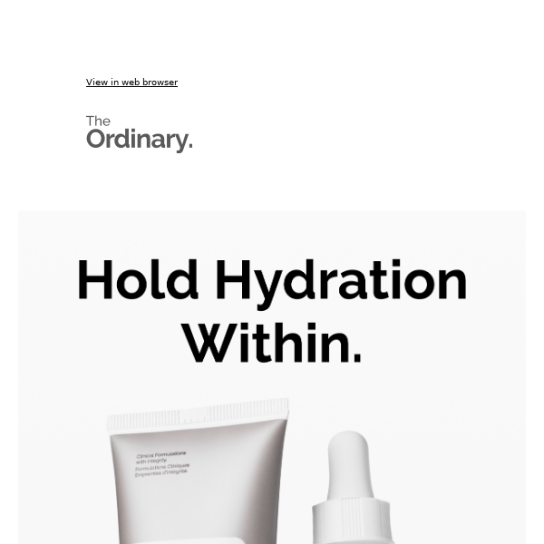The Science of Hydrated Skin.