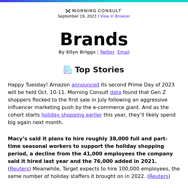 Macy’s to Add Fewer Workers This Holiday Season Than in 2022