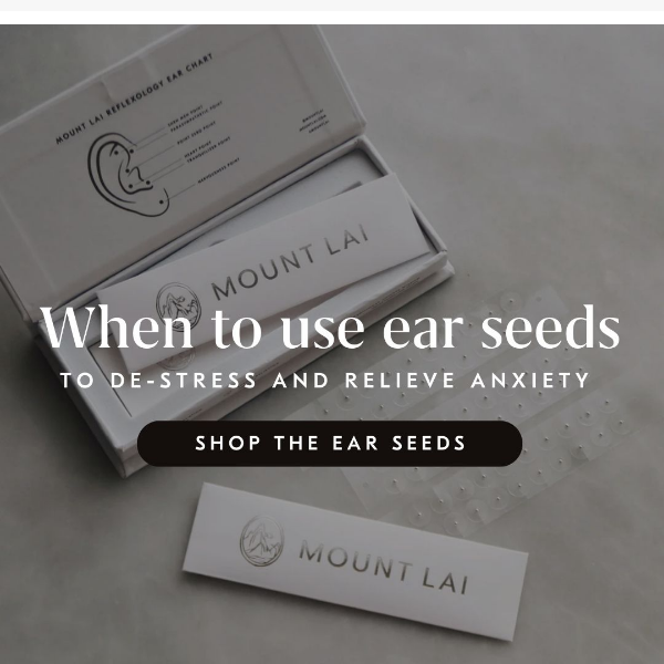 When to use ear seeds