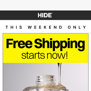 FREE SHIPPING STARTS NOW