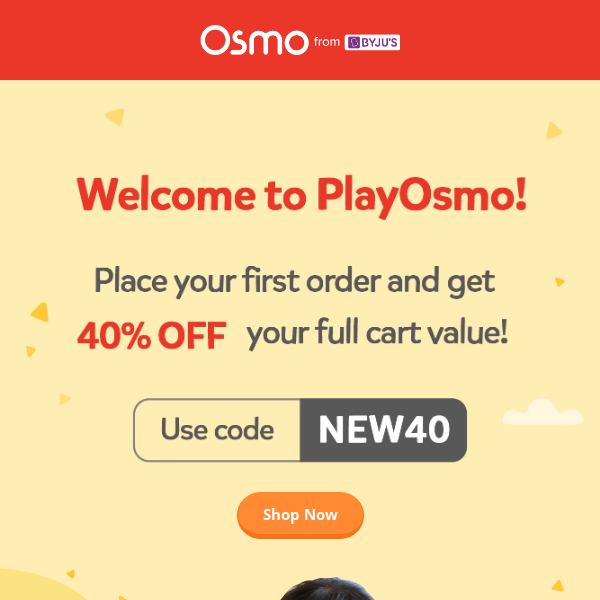 🎁  Play Osmo, get 40% off your first PlayOsmo order!