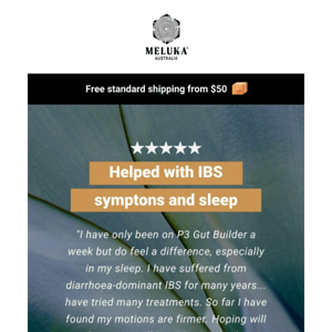 Struggling with IBS symptoms & poor sleep?