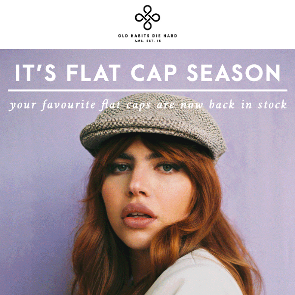 These best selling Flat Caps have been restocked ⚡