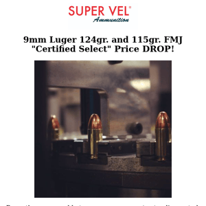 9mm 115gr and 124gr Price Drop Plus Available Inventory