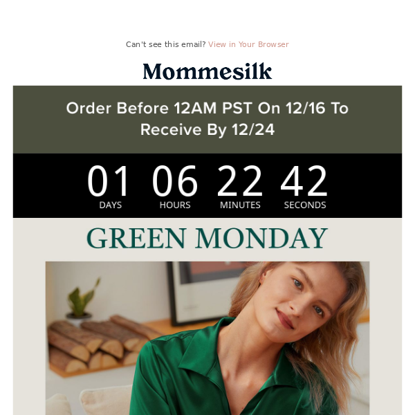 Countdown on Green Monday deals