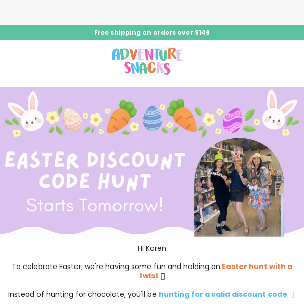 Our Easter Code Hunt Starts Tomorrow 🐰🧐