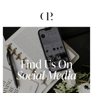 Find Us on Social Media 🤳