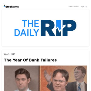 The Year Of Bank Failures