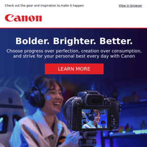 Make Your Every Day Better with Canon