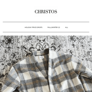 NEW DROP: The Mohair Plaid Cardigan - Sierra