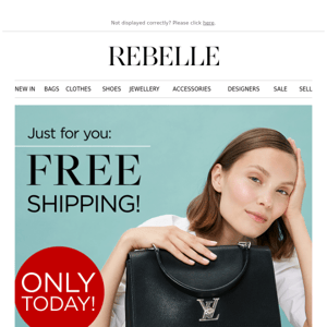 Rebelle, order FREE SHIPPING today only!