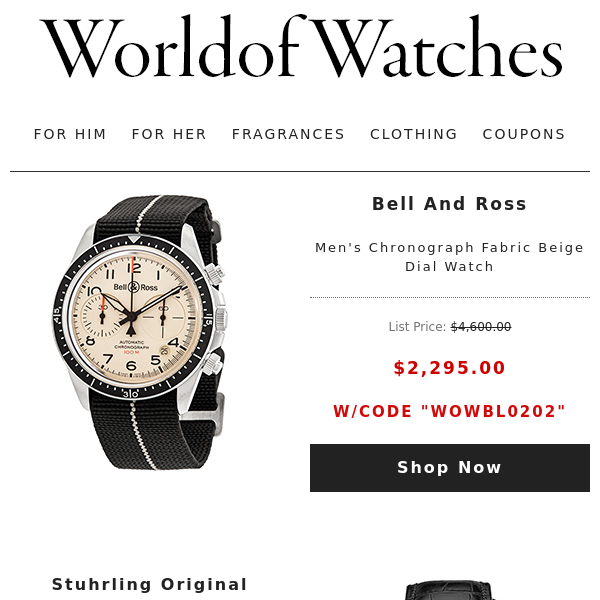 💢BONUS DEALS: Up to $950 Off Luxury Watches