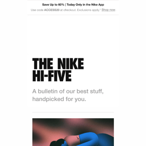 Nike, your Nike Hi-Five has arrived 👋