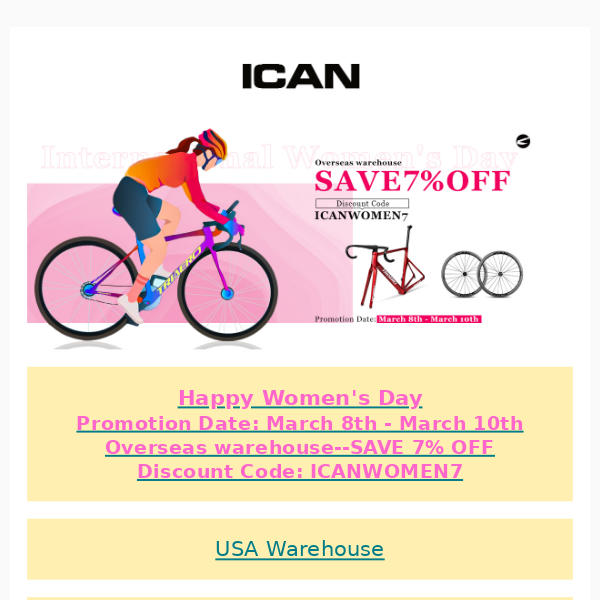 Happy Women's Day-SAVE 7% OFF