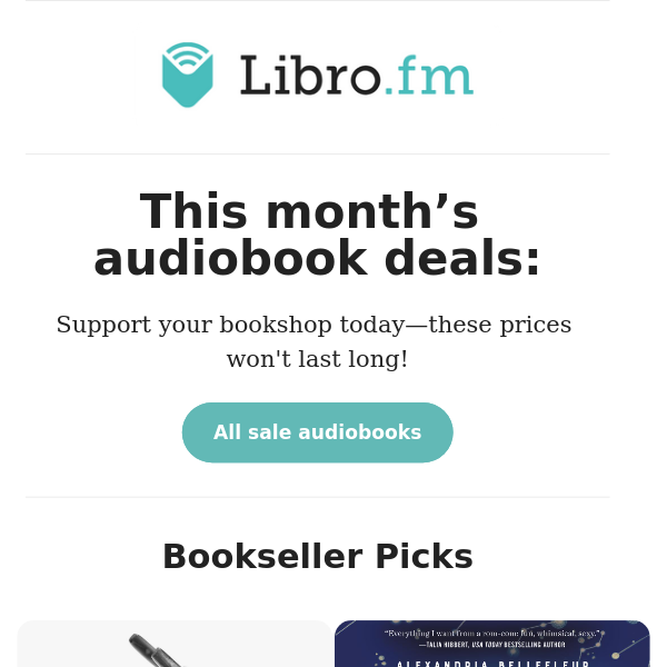 Shop These On-Sale Audiobooks 🛒