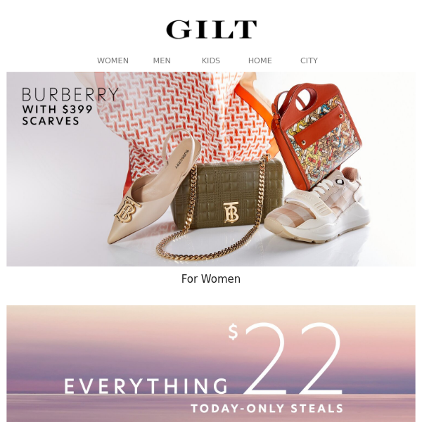 Burberry Women With $399 Scarves | Everything $22 Today Only - Gilt Groupe