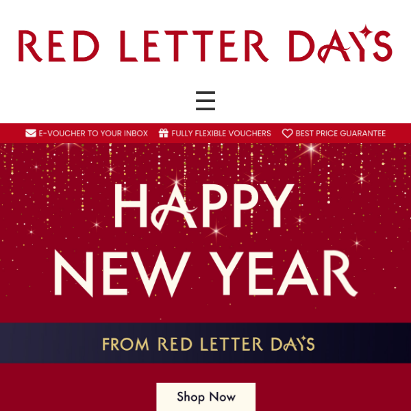 Happy New Year from the Red Letter Days Team