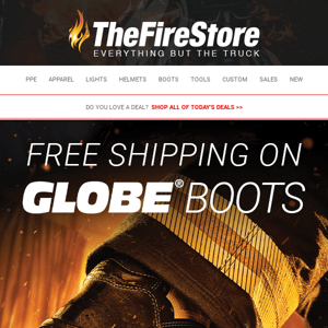 Free Shipping on Globe boots!