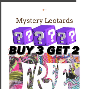 Buy 3 Get 2 FREE Mystery Leotards