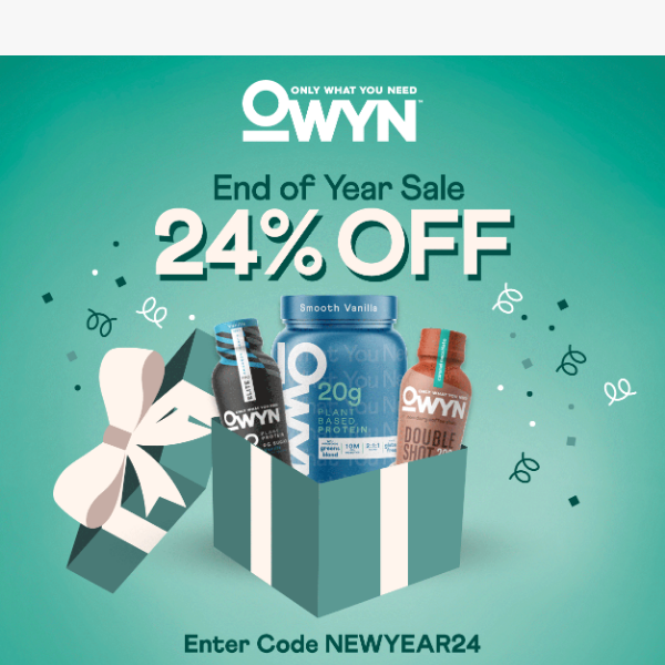 ⭐ Cheers to 24% off! A Bright Start to 2024 ⭐