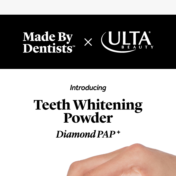 Your Exclusive Access to our NEW Teeth Whitening Powder✨