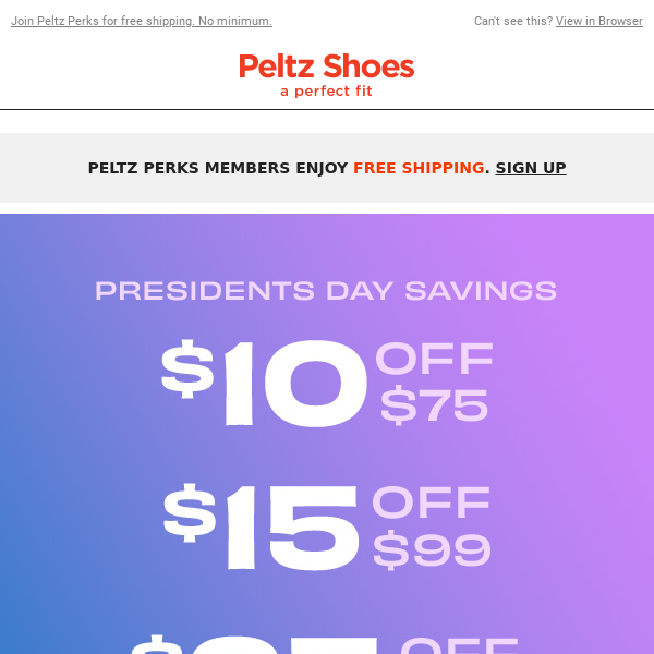 Peltz shoes coupon online