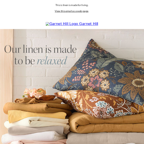 Why we love linen so...