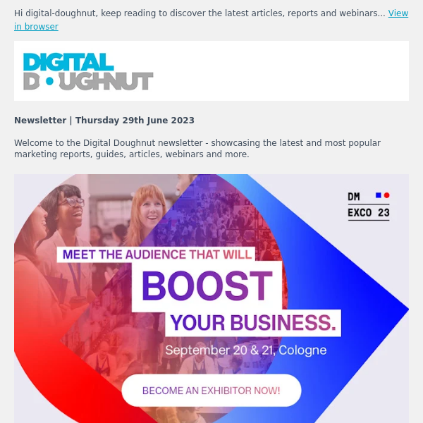 [Newsletter ] Boost User Acquisition, Improve Brand Experiences + Much More