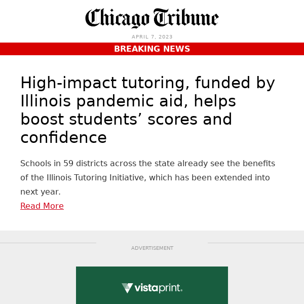 High-impact tutoring, funded by Illinois pandemic aid, helps boost students’ scores and confidence