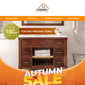 Extra 10% OFF 🍁 Fall into Savings with Our Exclusive Autumn Sale!🍂