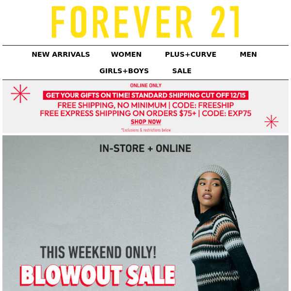 50% Off Forever 21 Promo Code & Coupon - December 2023