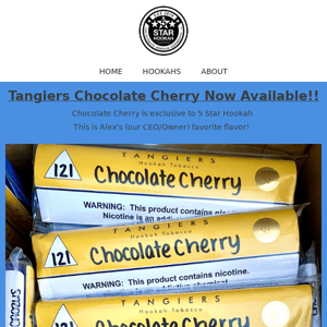 Chocolate Cherry has ARRIVED!