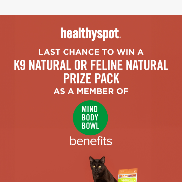 It's Not Too Late! Enter To Win Our K9 Natural Or Feline Natural Prize Pack!