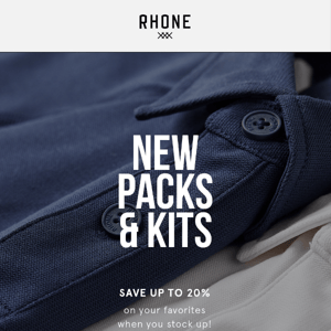 New Packs & Kits: Stock Up and Save