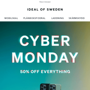 SISTA DAGEN med 50% på allt