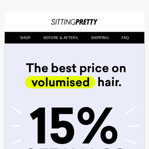 15% OFF SITEWIDE ⭐️