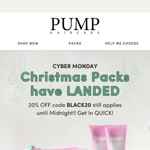 THIS JUST IN: Pump Christmas Packs