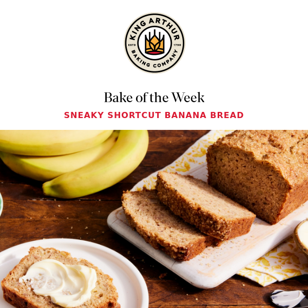 Sneaky Shortcut Banana Bread