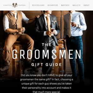 Groomsmen Gifting 101