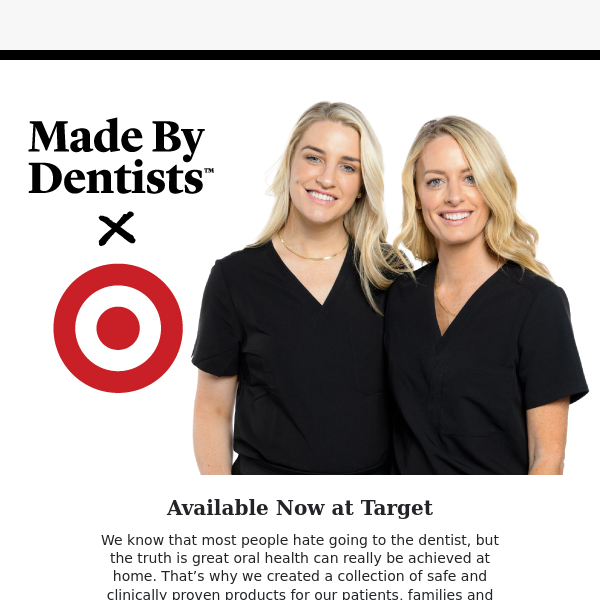 Made By Dentists is now available at Target! 🛍️